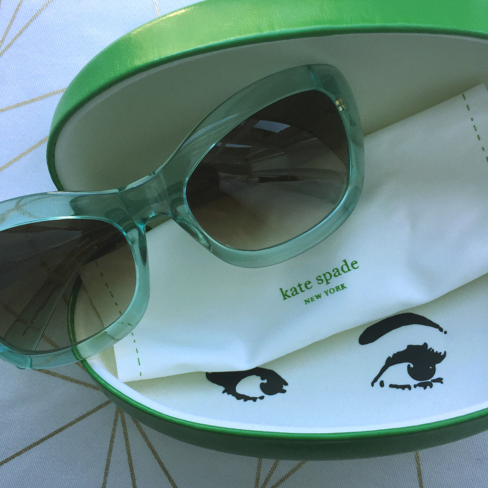 Kate Spade Meghan/S Blue-Green Sunglasses